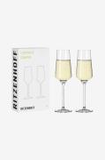 Champagneglas Lichtweiss 2-pak