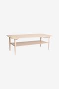 Nordic Furniture Group - Sofabord Kalmar med hylde, 135x65 - Natur - S...