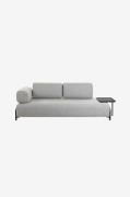 Kave Home - COMPO sofa 3-pers. - Grå - 3-pers. sofaer - - Homeroom