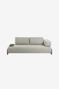 Kave Home - Sofa 3-pers. Compo - Beige - 3-pers. sofaer - - Homeroom