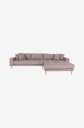 House Nordic - Loungesofa Lido - Beige - Sofaer med chaiselong - - Hom...