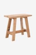 House Nordic - Bænk Barcelona, teak, 50x25xh45 cm - Brun - Bænke - - H...