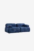 Hanah Home - 2-sæders sofa Muffin - Blå - 2-pers. sofaer - - Homeroom