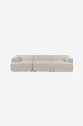 Hanah Home - 3-sæders sofa Lotus - Hvid - 3-pers. sofaer - - Homeroom