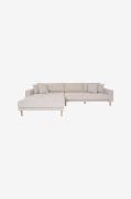 House Nordic - Sofa Lido - Beige - Sofaer med chaiselong - - Homeroom