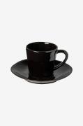 COSTA NOVA - Kop med underkop Nova Black - Sort - Kopper & krus - - Ho...