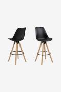 NORDFORM - Dima barstol 2-pak - Sort - Barstole & -taburetter - - Home...