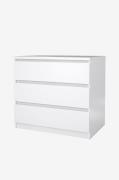 Tvilum - Naia Kommode 3 skuffer - Pakke - Hvid - Kommoder - - Homeroom