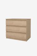 Tvilum - Naia Kommode 3 skuffer - Brun - Kommoder - - Homeroom