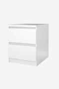 Tvilum - Naia natbord 2 skuffer - Hvid - Sengeborde - - Homeroom