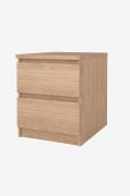 Tvilum - Naia natbord 2 skuffer - pakke - Brun - Sengeborde - - Homero...