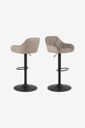 NORDFORM - Brooke barstol 2-pak - Beige - Barstole & -taburetter - - H...