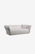 Hanah Home - Sofa med 3 sæder Boxer - Hvid - 3-pers. sofaer - - Homero...