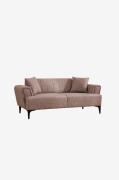 Hanah Home - Sofa med 2 sæder Hamlet - Brun - 2-pers. sofaer - - Homer...
