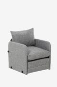 Hanah Home - Sovesofa med 1 sæde Saga - Grå - Sovesofaer - - Homeroom