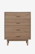 Loft24 - Kommode 4 skuffer Melanie - Brun - Kommoder - - Homeroom