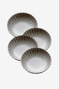 Zelected by Houze - Pasta/salatskål Dahlia Grey 4-p - Grå - Skåle - - ...