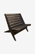 Hillerstorp - Stol Granny Double Pine Oiled - Sort - Havelænestole - -...