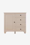 Hanah Home - Kommode Eva - Hvid - Kommoder - - Homeroom