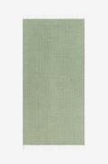 KM Home - Bomuldstæppe Line - Grøn - Bomulds- & kludetæpper - - Homero...