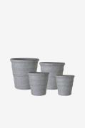 Wikholm Form - Potte Majvor S/4 - Grå - Urtepotteskjulere & vaser - - ...