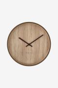 NeXtime - Vægur Oslo 30 cm - Brun - Vægure og bordure - - Homeroom