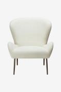 DAN-FORM - Glam Loungestol, lav ryg - Hvid - Lænestole - - Homeroom