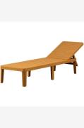 WOOOD - Jinte Lounger - Gul - Loungemøbler - - Homeroom