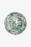 Spode - Suppetallerken 23 cm Heritage Green Italian - Grøn - Skåle - -...
