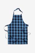 Midnatt - Forklæde Gingham - Blå - Forklæder - - Homeroom