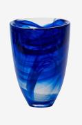 Kosta Boda - Vase Contrast 20Cm - Blå - Urtepotteskjulere & vaser - - ...
