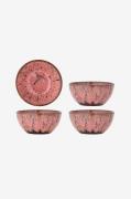Bloomingville - Rayen Skål, sæt med 4 stk. - Rosa - Skåle - - Homeroom