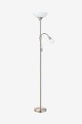 EGLO - Gulvlampe Up 2 With Reading Light - Hvid - Gulvlamper - - Homer...
