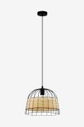 EGLO - Pendellampe Anwick Black /Rattan 370 mm - Sort - Loftpendler - ...