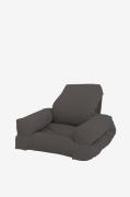 Karup - Stol + seng i ét Mini Hippo - Grå - Børnesofaer & lænestole - ...