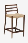 Kave Home - Barstol - analy 2-pak - Brun - Barstole & -taburetter - - ...