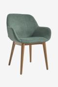Kave Home - Spisebordsstol - konna - Grøn - Stole - - Homeroom