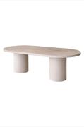 Venture Home - Narvik Oval Spisebord - Beige - Spiseborde - - Homeroom