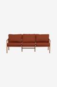 WOOOD - Cavero 3-personers sofa - Brun - Havesofaer - - Homeroom