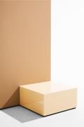 Pastill - Pop bord i farvet glas 60x60 cm - Beige - Sofaborde - - Home...