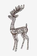 Star Trading - Outdoordecoration VickeDeer 115cm - Brun - Julepynt - -...