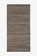 KM Home - Jutetæppe Kavali - Sort - Jute- & sisaltæpper - - Homeroom