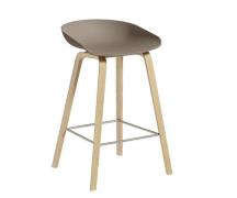 HAY About a Stool (AAS 32) - Eg - Khaki - Eg Sortbejdset / 74cm / Sort