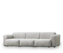 HAY Mags Soft Sofa - Low Arm  - 3Pers. - Ruskin - 12 / Hvid