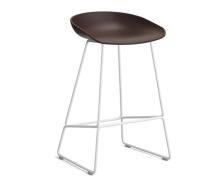 HAY About a Stool (AAS 38) - Raisin - Hvid Stål - 75cm (BEMÆRK DENNE H...