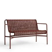 HAY Palissade Cord Dining Bench - Iron red