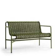 HAY Palissade Cord Dining Bench - Olive