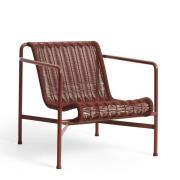 HAY Palissade Cord Lounge Chair - Iron red