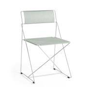 HAY X-Line Chair - Galvanised - Pale Linden