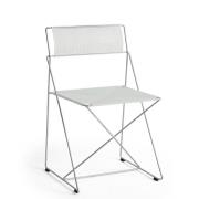HAY X-Line Chair - Galvanised - Chalk white